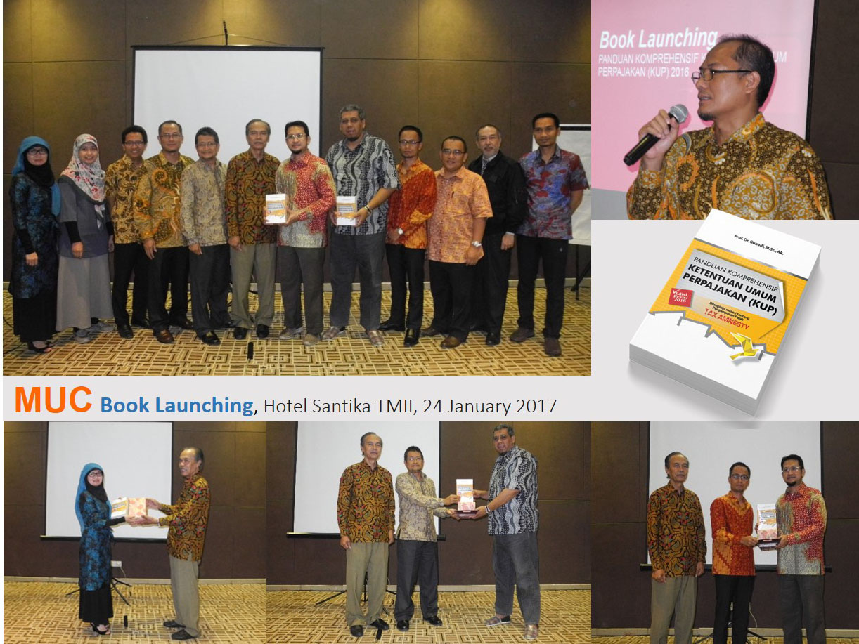 Peluncuran Buku Panduan Komprehensif KUP dan Diskusi Transfer Pricing di Hotel Santika TMII